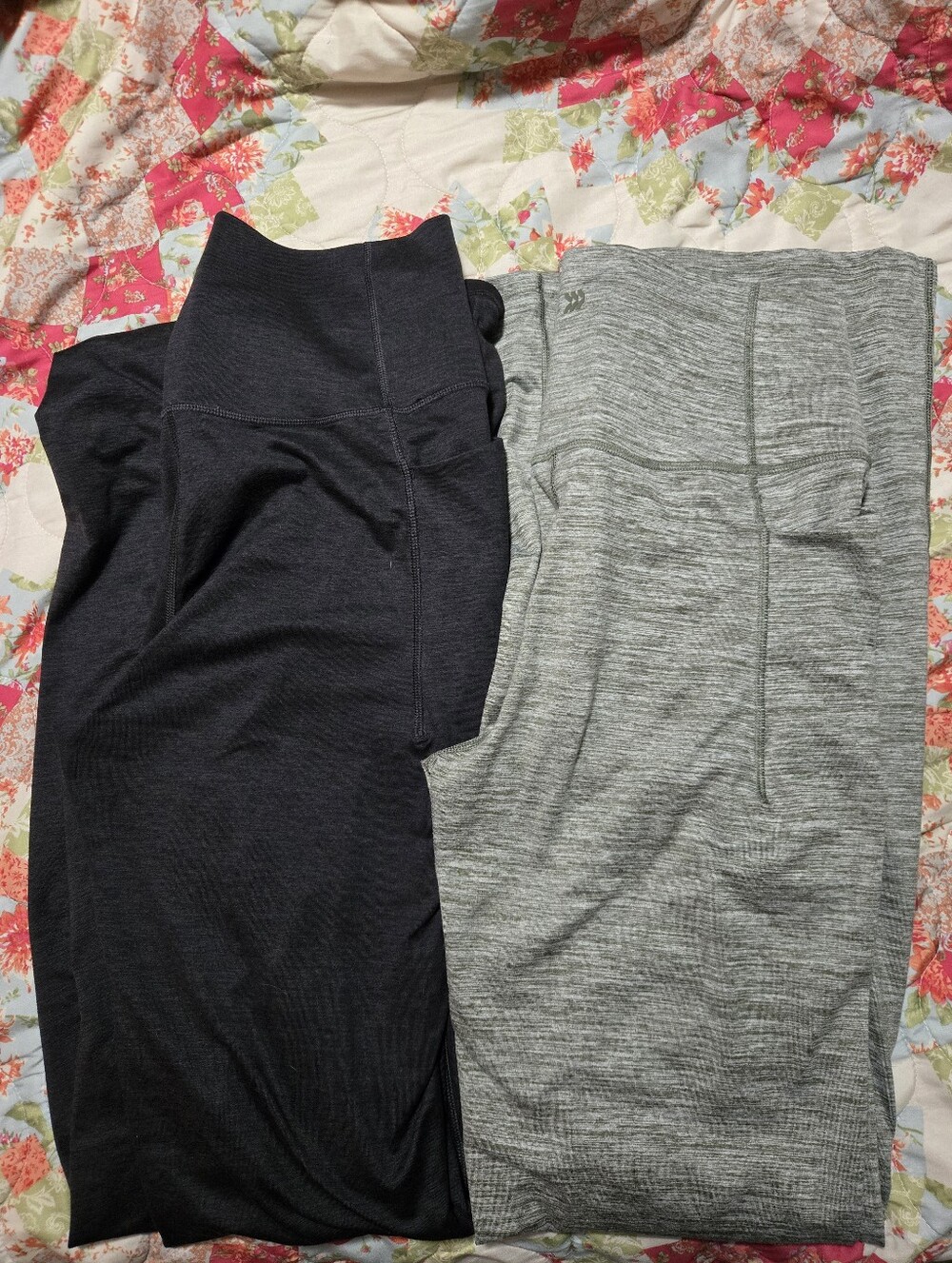 All In Motion Medium High Rise No Front Seam Wide Leg Yoga Pants